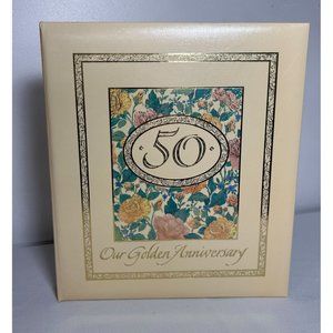 Hallmark Vintage Photo Album 50th Anniversary Our Golden Anniversary - PreOwned
